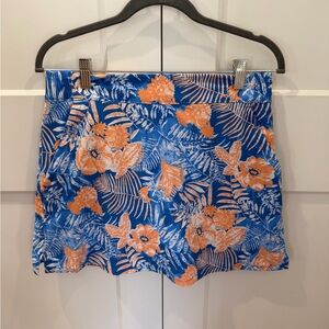 Columbia Blue and Orange PFG Skort